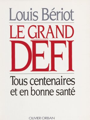 cover image of Le Grand Défi